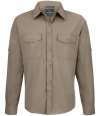 CR540 CES001 Craghoppers Expert Kiwi Long Sleeve Shirt Pebble colour image